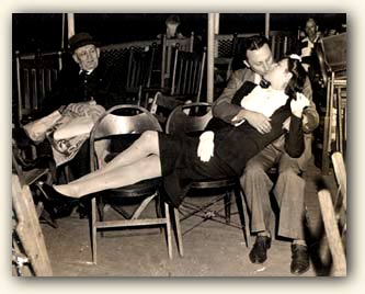 Revelers aboard Levitsky's East River cruise